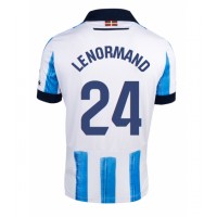 Real Sociedad Robin Le Normand #24 Hjemmedrakt 2023-24 Kortermet